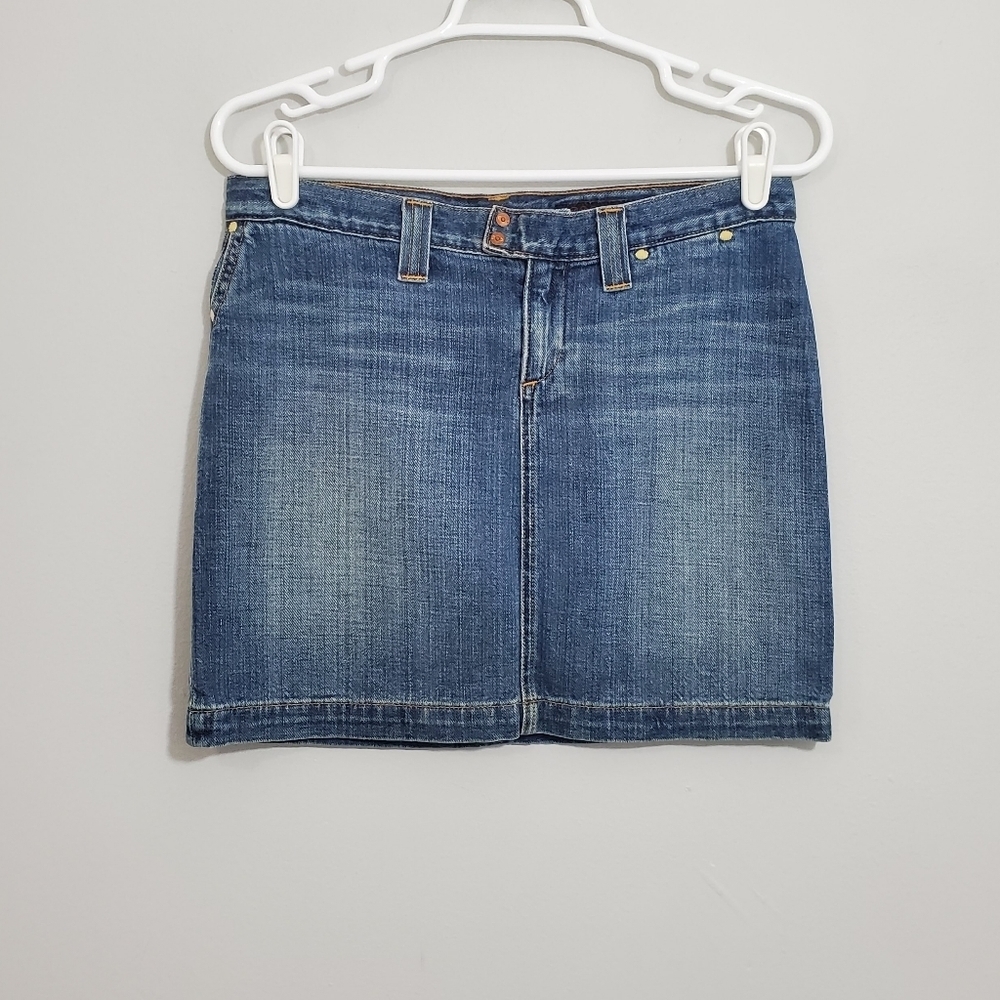 AG Adriano Goldschmied The Appeal Denim Mini Skirt